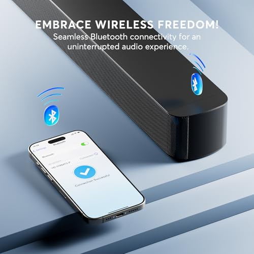 GEOYEAO 2.1ch Dolby Atmos Soundbar for Smart TVs