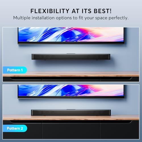 GEOYEAO 2.1ch Dolby Atmos Soundbar for Smart TVs