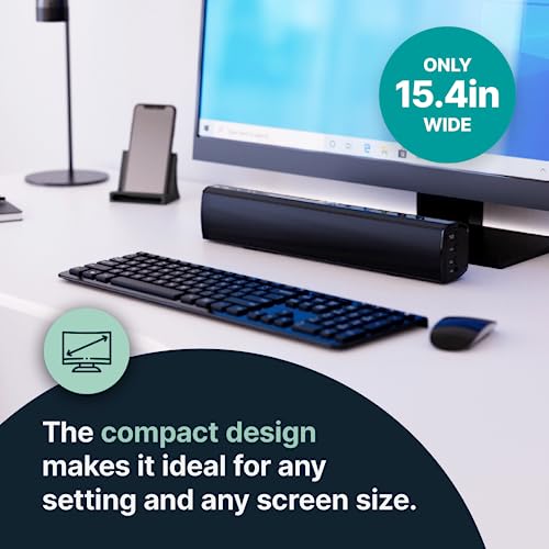 15" Bluetooth Soundbar with Subwoofer for TV