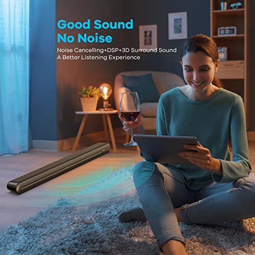 Heymell 150W Bluetooth Soundbar with 3D Surround Audio