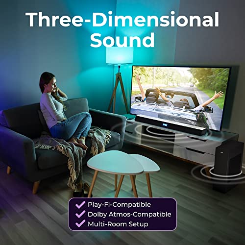 Philips Dolby Atmos Soundbar with Wireless Subwoofer