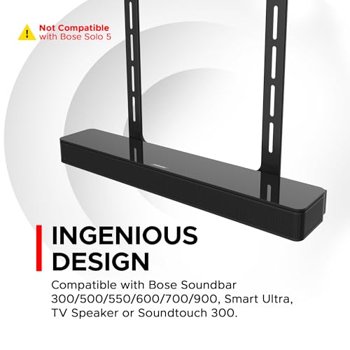 Universal TV Mount for Bose Soundbars - Black