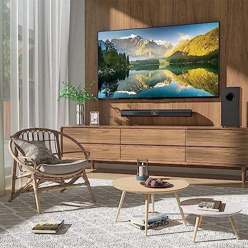 Saiyin 100W Bluetooth Sound Bar with Subwoofer