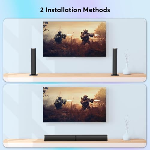 Wohome 32" Bluetooth Sound Bar with Subwoofers