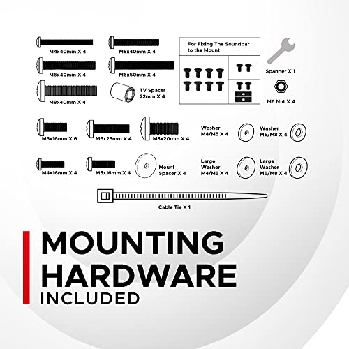 Universal TV Mount for Bose Soundbars - Black