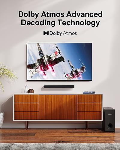 ULTIMEA Dolby Atmos Sound Bar with Subwoofer