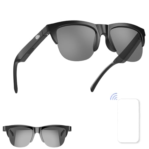 Smart Bluetooth Sunglasses with Voice Control and Microphone