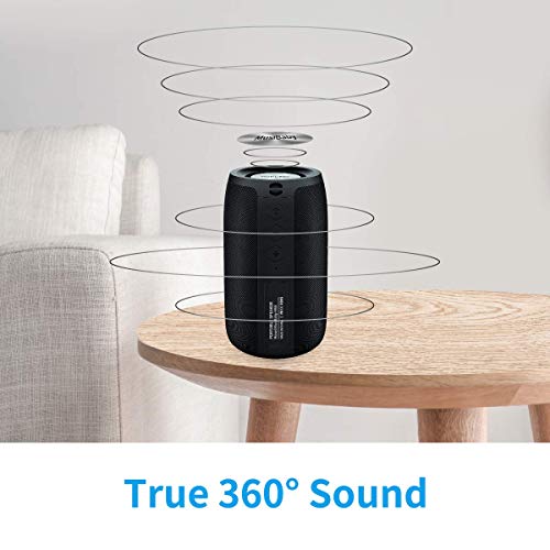 Portable Waterproof Bluetooth Speaker with Booming Bass