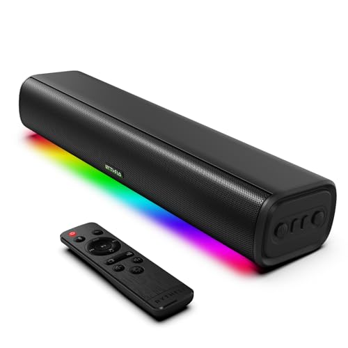 Rythflo 16-Inch Bluetooth Sound Bar with Dynamic Lights