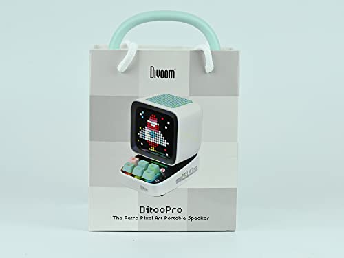 Divoom Ditoo Pixel Art Bluetooth Speaker, Smart Alarm
