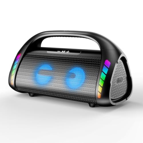 100W Waterproof Bluetooth Speaker with LED Lights