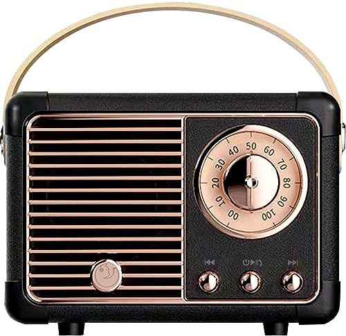 Retro Bluetooth Speaker with Hands-Free Call Function