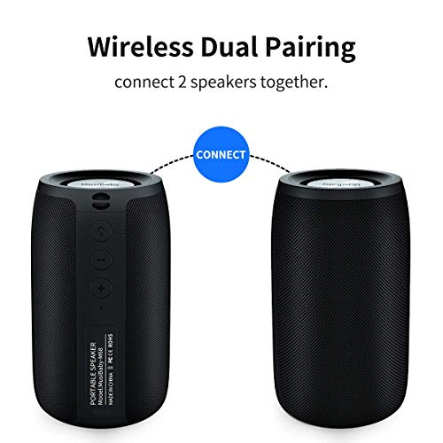 Portable Waterproof Bluetooth Speaker with Booming Bass