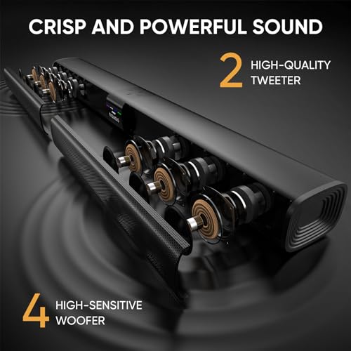 31-Inch Bluetooth Soundbar for Smart TVs