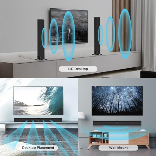 Assistrust 60W Bluetooth Sound Bar for Smart TVs