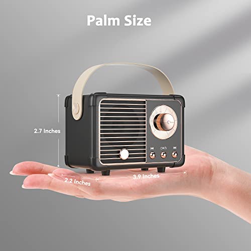 Retro Bluetooth Speaker with Hands-Free Call Function