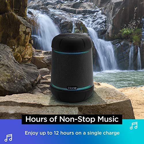 iHome iBT158 Smart Bluetooth Speaker with LED Lights