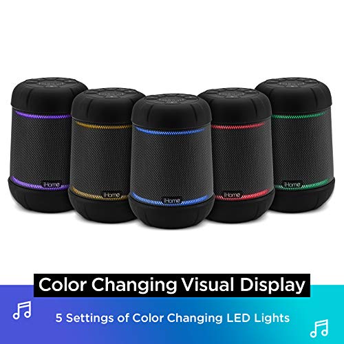 iHome iBT158 Smart Bluetooth Speaker with LED Lights