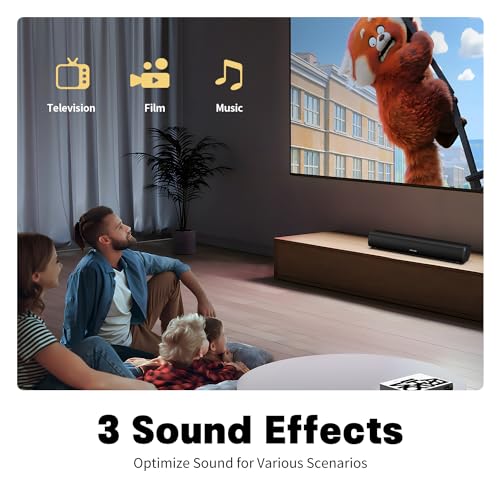 Rythflo 16-Inch Bluetooth Sound Bar with Dynamic Lights