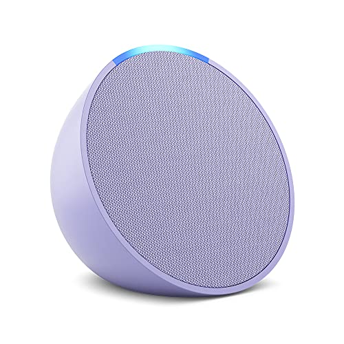 Lavender Bloom Amazon Echo Pop with Alexa