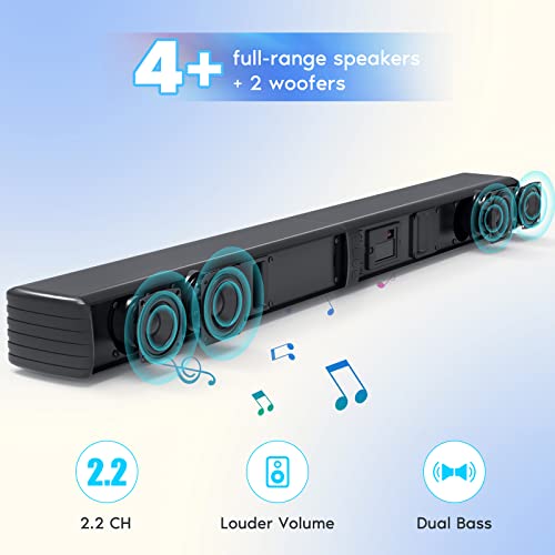GEOYEAO 32" 3D Surround Sound Bar System