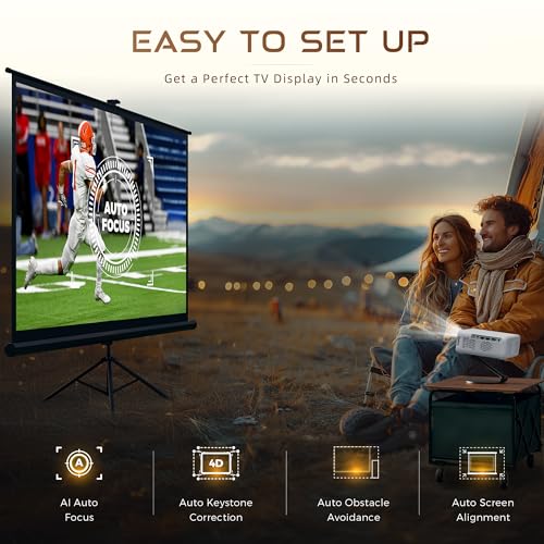 Aurzen Eazze D1 WiFi Bluetooth Smart Projector