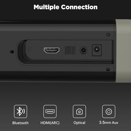 MZEIBO Bluetooth 5.0 60W TV Sound Bar