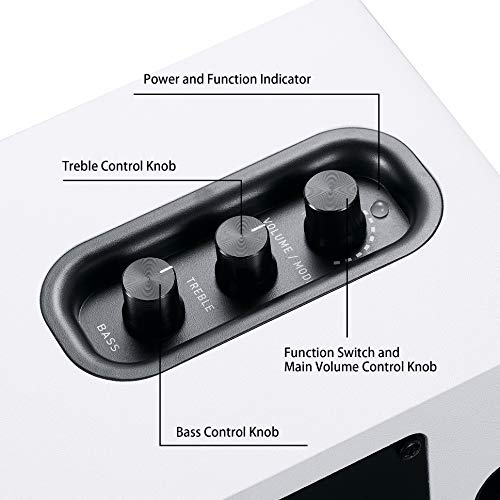 Bluetooth 5.0 3" Bookshelf Speakers - 60W Pair