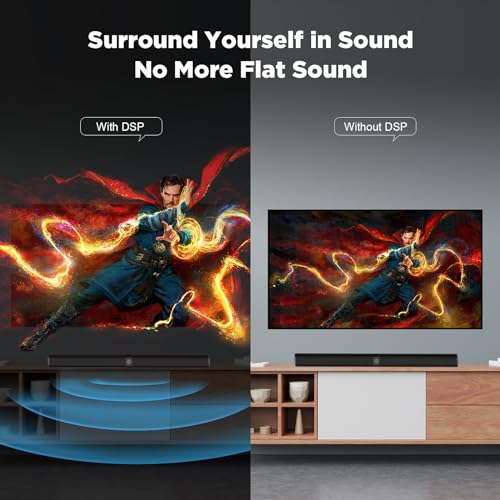 Assistrust 60W Bluetooth Sound Bar for Smart TVs