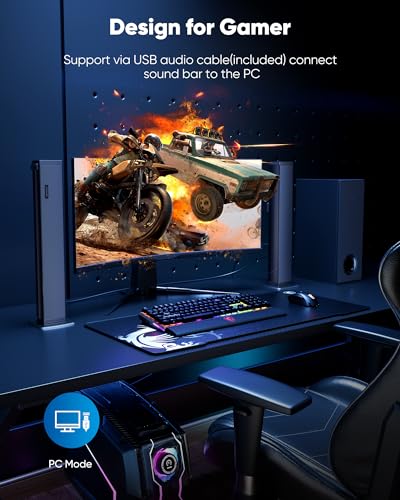 2.1CH Sound Bar with Subwoofer - Home Theater System