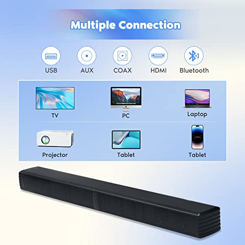 GEOYEAO 32" 3D Surround Sound Bar System