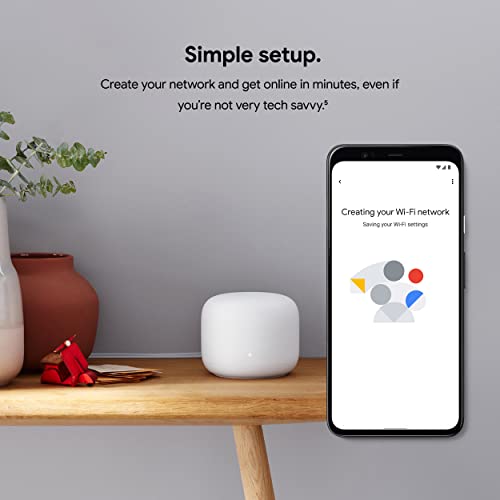 Nest WiFi Mesh Router with Smart Speaker Integration