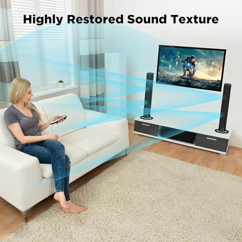 Assistrust 60W Bluetooth Sound Bar for Smart TVs