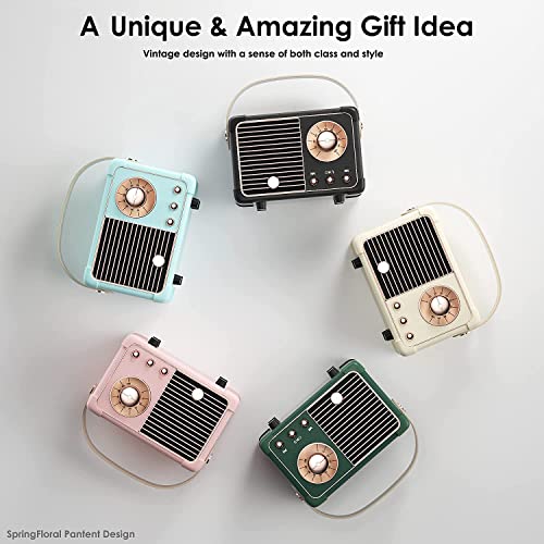 Retro Bluetooth Speaker with Hands-Free Call Function