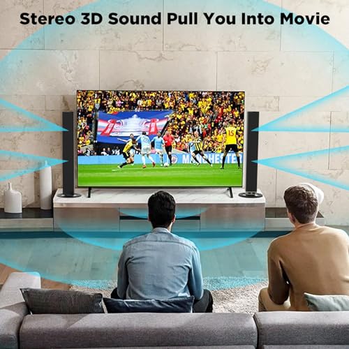 MZEIBO Bluetooth 5.0 60W TV Sound Bar