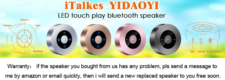 Smart LED Bluetooth Speaker with HD Sound
