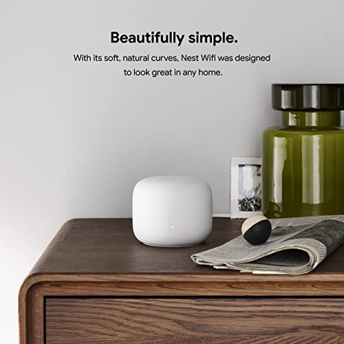 Nest WiFi Mesh Router with Smart Speaker Integration