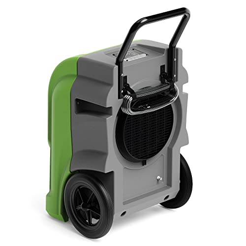 AlorAir 270 Pints Commercial Dehumidifiers Smart Wi-Fi with Pump, Up to 3,000 Sq.Ft Coverage for Large Room or Basements, Industrial Dehumidifier with Drain Hose, 5 Years Limited Warranty, Green