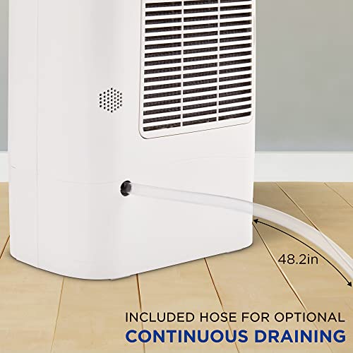 Ivation Smart WIFI Dehumidifier, Compact 19-Pint Desiccant Home Dehumidifier with Drain Hose & Smartphone Control | Ideal for Basement, Bathroom, RV, Office, Kitchen & Small Spaces Up to 410 Sq/Ft
