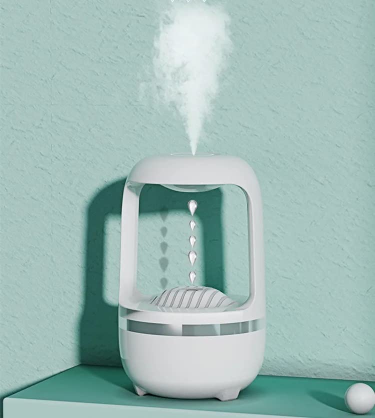 Humidifier Household Desktop with Anti-Gravity Water Drop Rising Magic Diffuser New Creative Smart Humidifier.