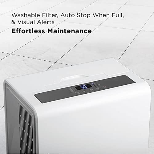 TCL H50D26W / H50D26W / H50D26W 50 Pint Smart Dehumidifier with Pump