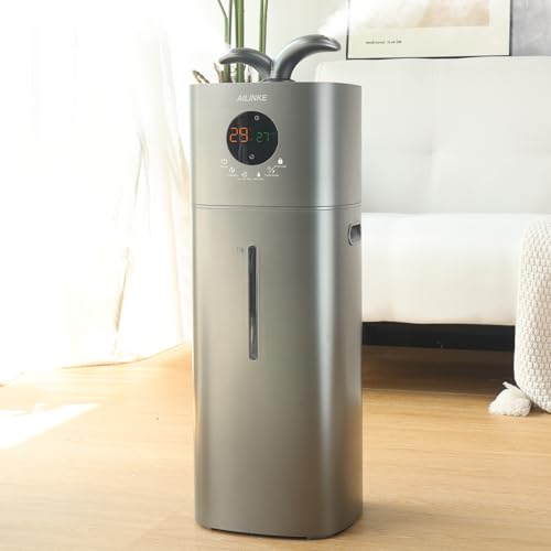 AILINKE Humidifier Large Room, 4.2Gal/16L Humidifiers for Home 2000 sq ft, Humidifiers for Bedroom with Essential Oil Diffuser&Extended Tube, Top Fill Cool Mist Humidifiers for Plants Baby Kids Adults