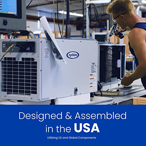AprilAire E100C Pro 100-Pint Whole-House Dehumidifier with Castors, Energy Star Certified, Commercial-Grade Whole-Home Dehumidifier for Basement, Crawlspace, or Whole House up to 5,500 sq. ft.