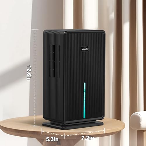 Dehumidifier,101 OZ Dehumidifiers for Bathroom Bedroom,Basement, Bathroom, RV, Closet, Bedroom with Auto Shut Off, Sleep Mode,7 Colors LED Light, Quiet Dehumidifiers for Home (850 sq. ft)