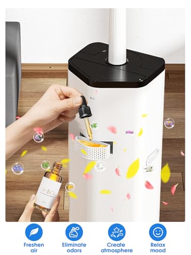 Smart Humidifier for home Large Rooms up to 2800 ft², Wi-Fi APP and Remote Control, 5Gal 1000ml / h Mist Output Auto 180°Mist Tube Rotate,Diffuser and Ambient Light, Ideal for Bedroom Office Plant