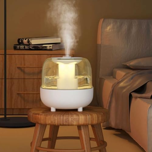 Bedroom, 4L Cool Mist Humidifiers, Top Fill Oil Diffuser Quiet Ultrasonic Humidifiers with Nightlight, 32H Runtime Smart Humidifier with Dual Air Inlet,High-frequency Atomization (Green)