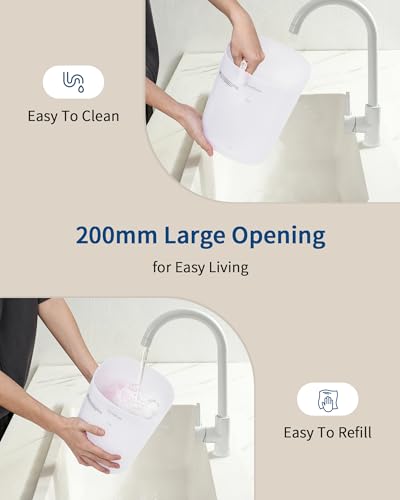 HawKam Humidifiers for Bedroom Home, (4L Water Tank) Top-filled Smart Quiet Cool Mist Humidifiers for Large Room, 360°Nozzle & Nightlight, 30H Runtime Air Humidifiers for Baby Nusery,Offices,Plants