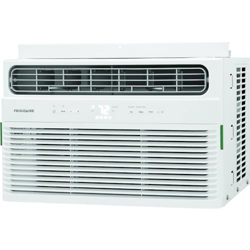 Frigidaire 8,000 BTU Smart Window Air Conditioner and Dehumidifier, 115V, AC Window Unit for Rooms up to 350 Sq. Ft., Window AC Unit for Apartment and Dorm Room, AC with Wi-Fi and Remote in White