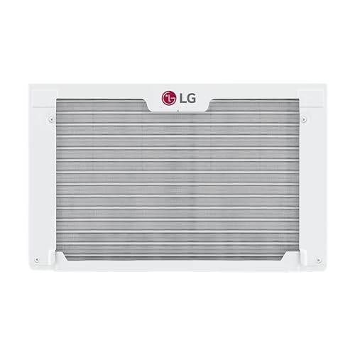 LG 10000 BTU Window Air Conditioners [2023 New] Dual Inverter Remote WiFi Enabled App Ultra-Quiet Washable Filter Cools 450 Sq.Ft AC Unit air conditioner Easy Install White LW1022FVSM