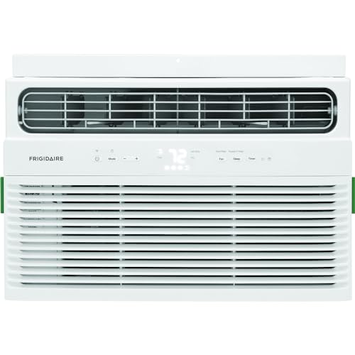 Frigidaire 8,000 BTU Smart Window Air Conditioner and Dehumidifier, 115V, AC Window Unit for Rooms up to 350 Sq. Ft., Window AC Unit for Apartment and Dorm Room, AC with Wi-Fi and Remote in White